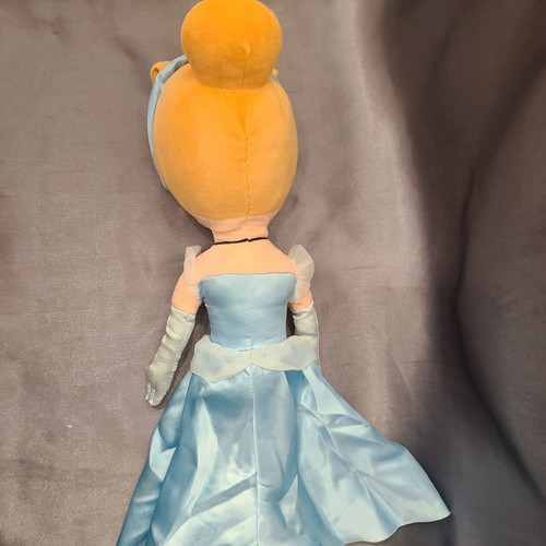 Kohl's Cares Disney Princess Cinderella Doll Plush 16" Blue Dress Yellow Stuffed - Picture 6 of 6