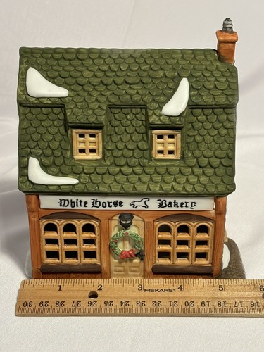 DEPT 56 WHITE HORSE BAKERY 5926-9 DICKENS VILLAGE SERIES 1988 VTG MINT - Picture 9 of 16