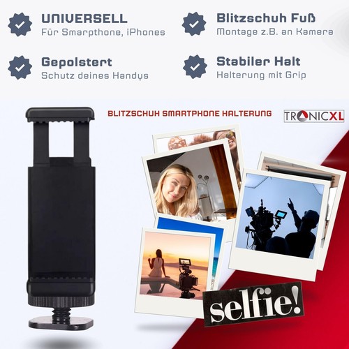 Flash smartphone support appareil photo fixation pour téléphone portable iPhone support pour téléphone portable - Photo 2/7