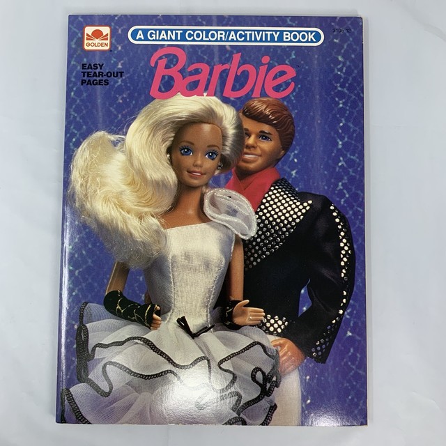 1991 Golden Barbie A Big Color/Activity Book Coloring Book 3105-12 VTG Unused 1991 Golden Barbie A Big Color/Activity Book Coloring Book 3105-12 VTG Unused