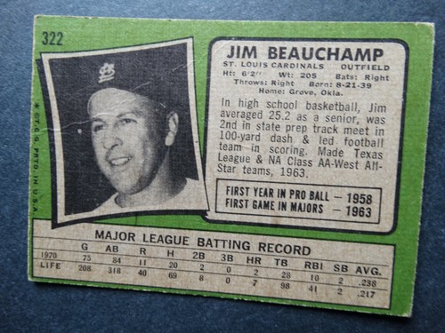 (VG) 1971 Topps Baseball Cards Complete Your Set U You Pick From List 201-400 - Picture 201 of 295