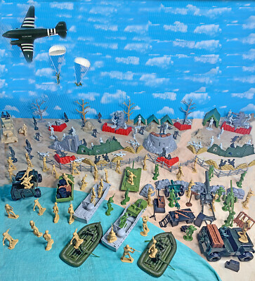 Plastic toy soldier playsets discount