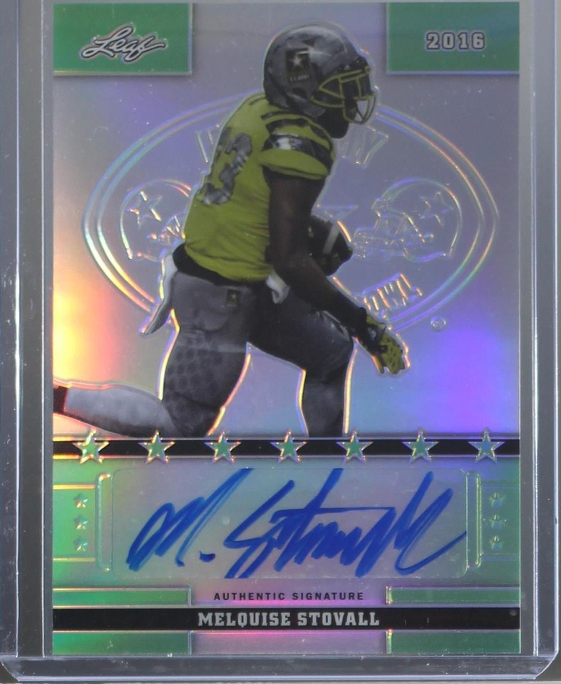 2016 Leaf U.S. Army All-American Bowl Melquise Stovall #77 - 1 of 2