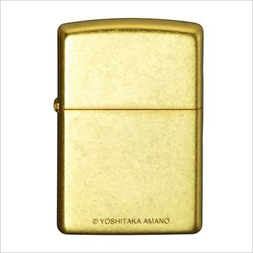 Zippo Amano Yoshitaka Raijin Real Gold Leaf Plating Japan Limited Cool Mega Rare - Picture 2 of 2