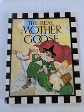 THE REAL MOTHER GOOSE ~ Blanche Fisher Wright ~ 18th Print 1987 Checkerboard HC