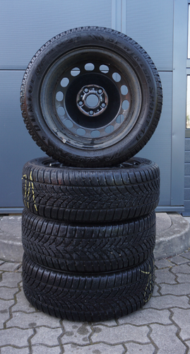 1 Satz Dunlop Winterräder für VW Golf VII, 205/55 R16 - Bild 2 von 19