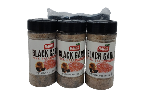 Badia Schwarzer Knoblauch Rosa Salz 9oz (6er Pack) Best By 11/2028 Koscher, Glutenfrei - Bild 2 von 5