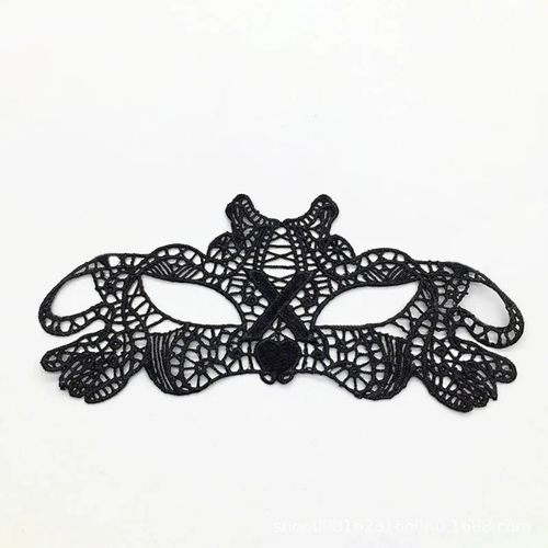 Halloween mask sexy lace velvet material Mask Party prom Costume Masquerade Mask - Picture 8 of 10