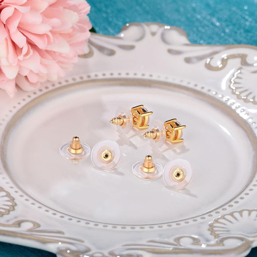3Pairs 925 Sterling Silver Locking Earring Backs Replacements for Diamond Studs, - Picture 3 of 12