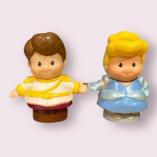 Little People Disney Princess CINDERELLA  PRINCE CHARMING Figures 2012 X6030