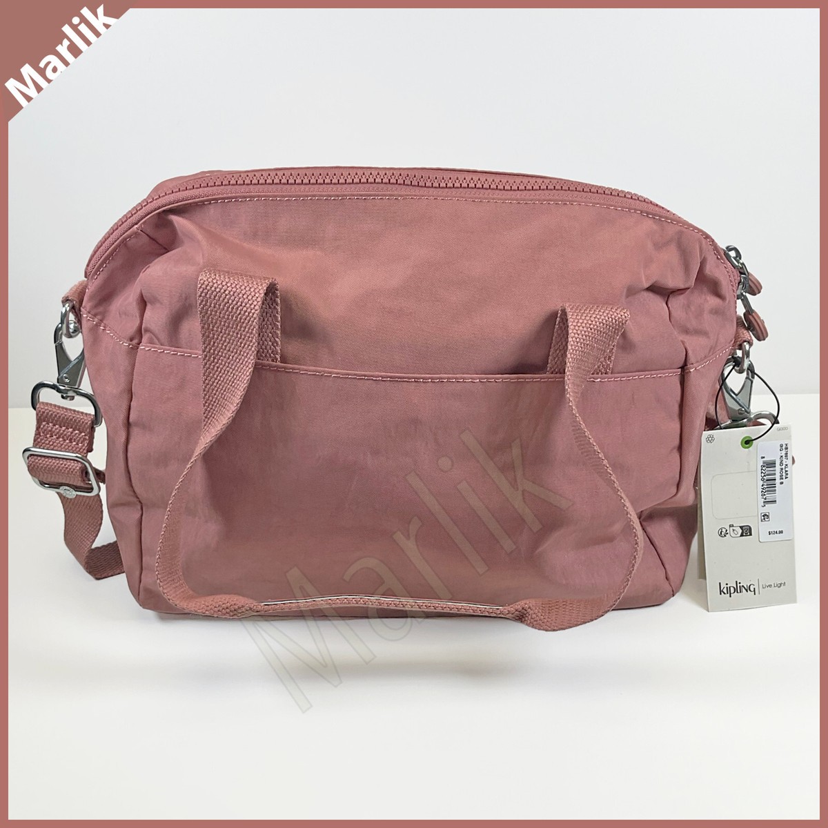 Kipling Klara Women s Crossbody Satchel Bag Kind Rose B Pink