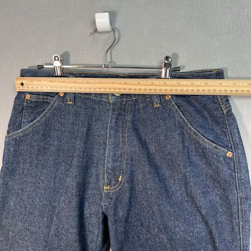 Vintage Polo Jeans Ralph Lauren Mens 31X30 Blue Carpenter C-5 Baggy Relaxed - Picture 3 of 12
