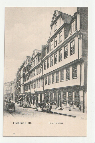 Frankfurt am Main - Goethehaus - Ansichtskarte um 1920 (I47)