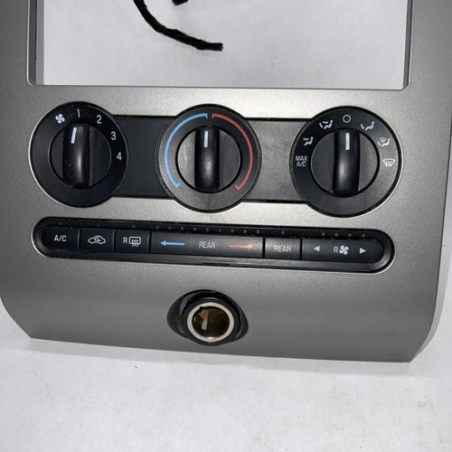 2009-2014 Ford Expedition Radio Bezel Heater Control Silver Includes Plugs - Picture 2 of 4
