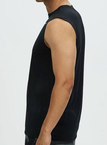 Nike Men Dri-FIt Legend Tank Top Sleeveless Black Shirts Run Jersey DX0992-010 - Picture 3 of 5