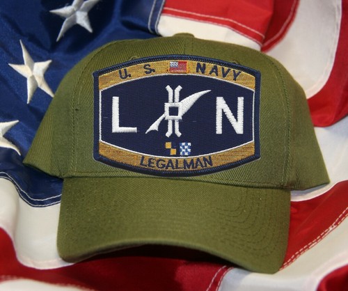 NAVY RATING LN LEGALMAN NAVY HAT PATCH - Picture 15 of 16