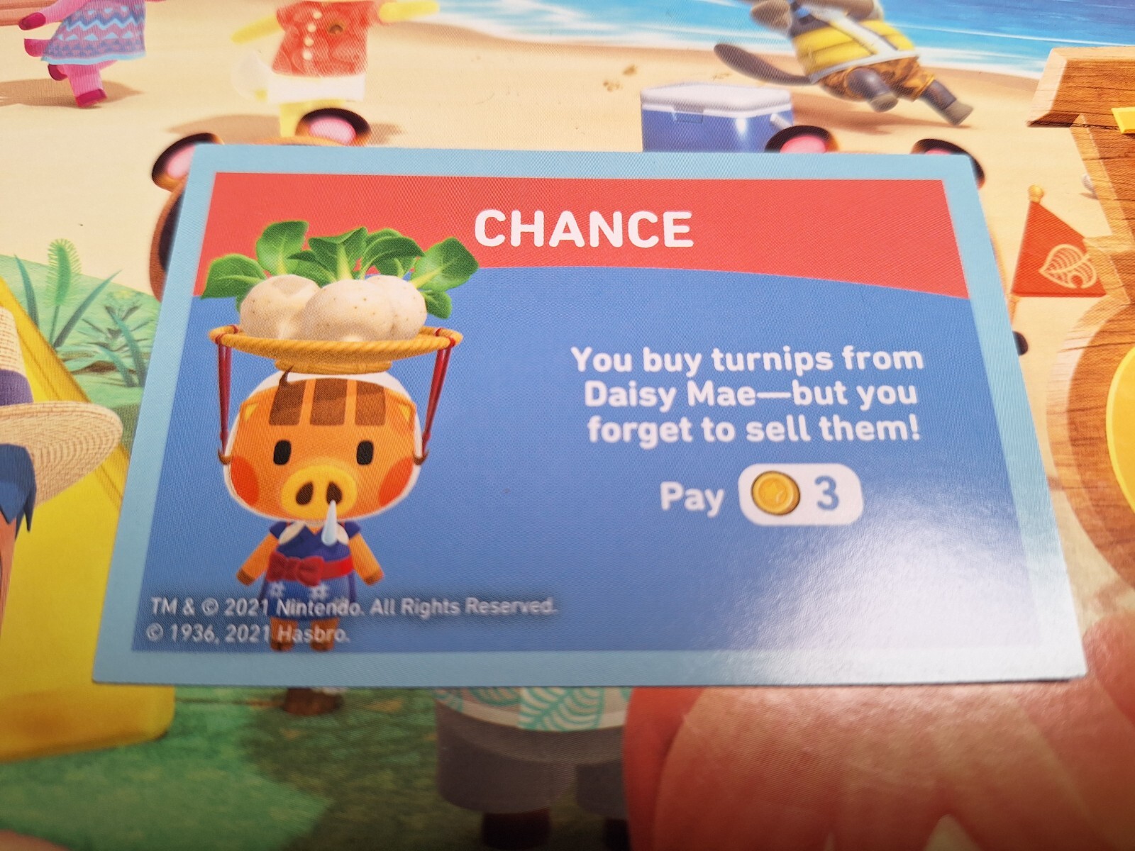 Monopoly Animal Crossing Spare/Replacement Pieces Pick Your Individual Parts