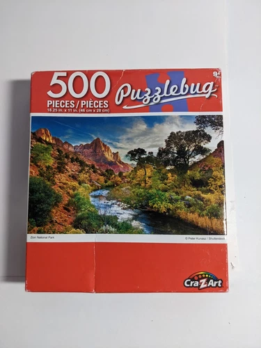 CraZart Puzzlebug 500 Piece Puzzle~Zion National Park! Ages 9+NEW!