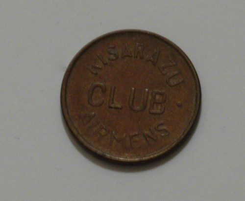 Ficha de 10 centavos Kisarazu Air Base Japan Airmens Club - Imagen 1 de 4