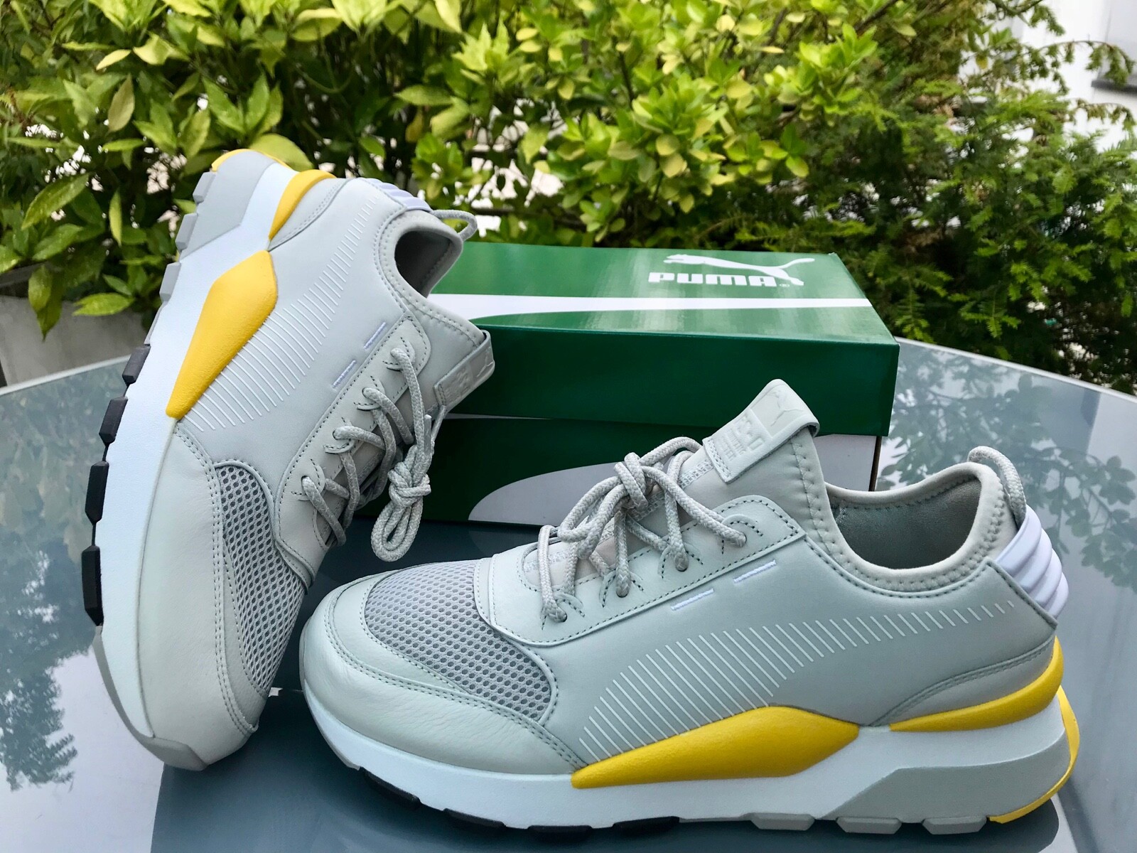 puma rs 0 grey yellow
