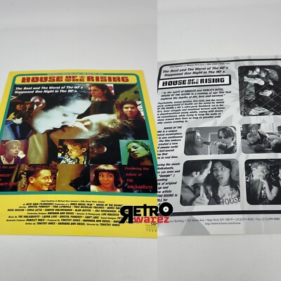 #ad House Of The Rising Sun Promo DS Mini Poster 8.5x11” Lloyd Kaufman Troma Films $9.58