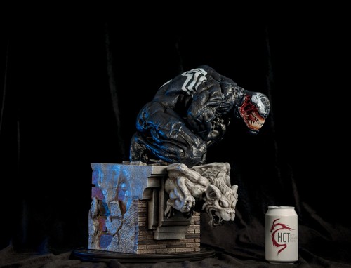 Venom - Spiderman - Model Kit Unpainted 3d Print GK Statue - Picture 8 of 10