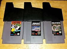 Nintendo NES 3 Game Lot (Casino Kid, Jeopardy & Wheel of Fortune)