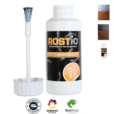 Rostio Rostumwandler & Grundierung | Rostkonverter mit Pinsel 100 ml, Größe: ...