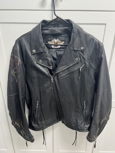 Mens Size XXL Harley Davidson Custom Speed Spade Leather jacket - Picture 1 of 10