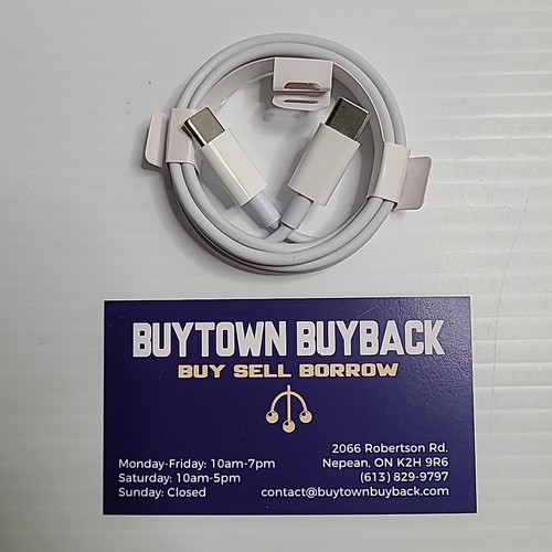 Câble de charge et de données USB-C vers USB-C 1m 3,2 pieds iPhone 15, iPad Pro, Android et plus - Photo 1 sur 6