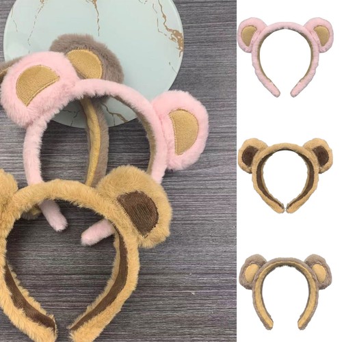 1pc Animal Ears Headband Bear Ears Headband Plush Ears Headband Bear Hair Hoop