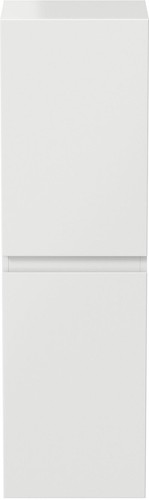 Artis Centro White Gloss Wall Hung Tall Bathroom Storage Cabinet - 1200 x 350mm - Picture 3 of 7