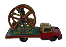 Vintage 1950  s Tin Toy Litho Ferris Wheel Truck Friction TN Japan