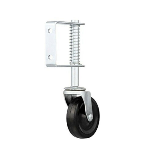 4 Inch Shock Absorbing Door Wheel Gate Caster Spring Loaded Shopping - Picture 6 of 11