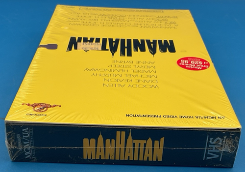 MANHATTAN VHS Rare Big Box Allen Keaton Streep MGM UA NEW SEALED Fast Free Ship! - Picture 6 of 6