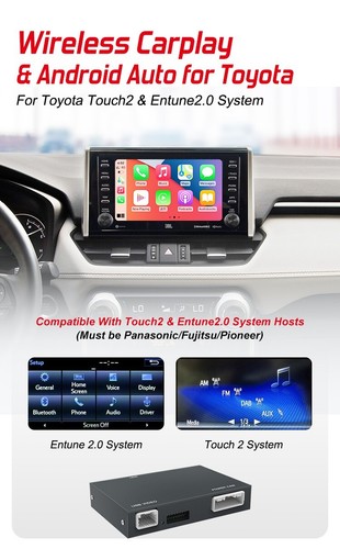Toyota C-HR 2016-2019 Apple Carplay Android Auto MMI OEM Bildschirm Nachrüstung Upgrade - Bild 7 von 11