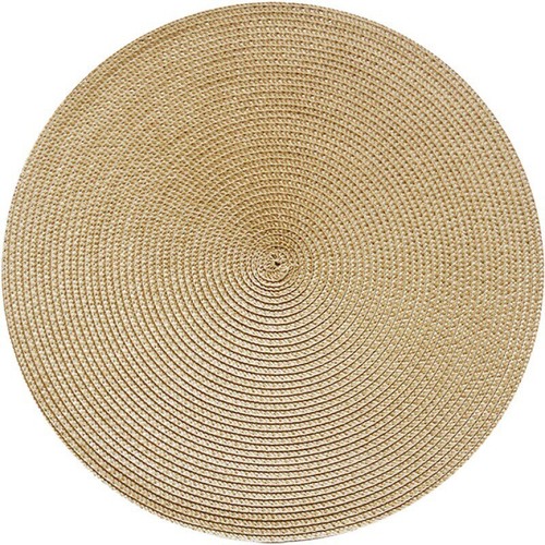 4/8 PIEZAS Tapetes Redondos Trenzados Tejidos Antideslizantes Interior Exterior Tapetes de Mesa para Comedor - Imagen 43 de 43