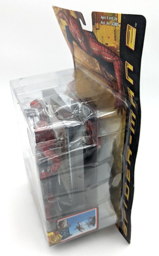 VTG 2004 Toy Biz Marvel Spider-Man 2 Shoot & Slide Action Figure Sealed ...