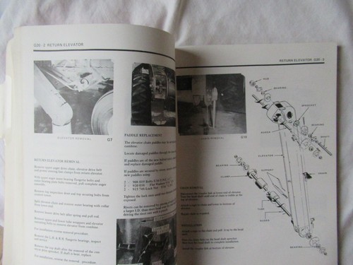1975 White 8600 8800 harvest boss combine repair shop service manual - Picture 7 of 10