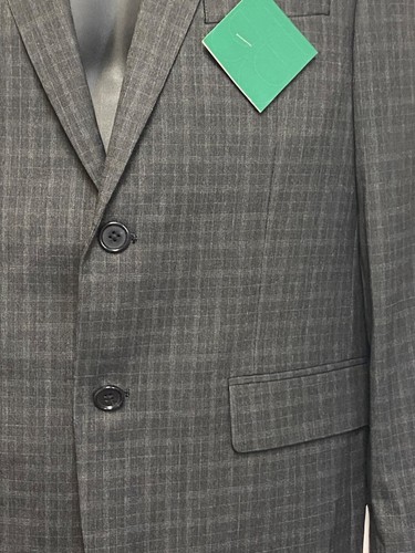 Brooks Brothers Big Boys Charcoal Long Sleeve Classic Suit Jacket Size 18R NWT - Picture 2 of 5