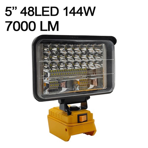 18V LED Work Light For Dewalt Battery 2 USB Workshop Flashlights Torch Camping - Picture 17 of 18