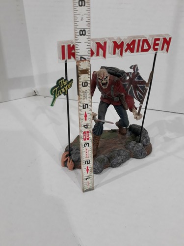 Figura De Colección Rara Rara McFarlane Iron Maiden Eddie The Trooper ¡Como Nueva! - Imagen 7 de 8