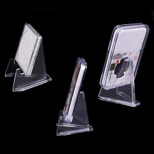 20pcs Plastic Badge Medal Coin Display Holder Easel Storage Stand Collectable - Picture 11 of 12