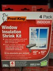 FROST KING WINDOW INSULATION SHRINK KIT 42" X 62"