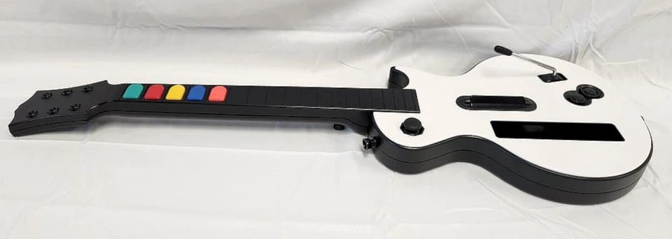 Nintendo Wii GUITAR HERO 3 Video Game + NEW Wireless Guitar Bundle set les paul - Image 3 of 4