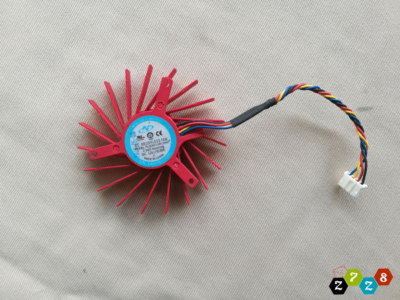 60mm VGA Video Card Fan For ATI Radeon HD 4850 3850 40mm PLD06010B12HH 4Pin