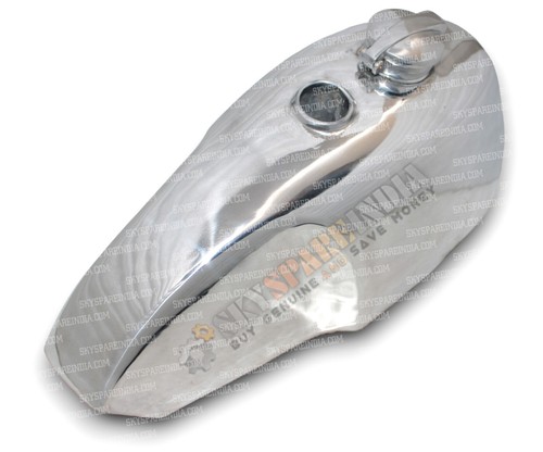 Petrol Fuel Gas Tank + Cap Fits Triumph TR 20 Tiger Cub Trial Pre 1970 Aluminium - Bild 12 von 23