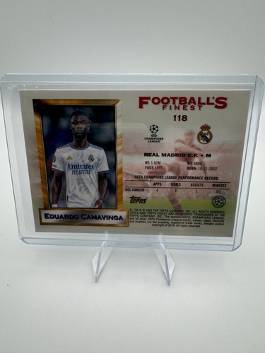 2021-22 Topps Finest Flashbacks UEFA Soccer (wählen-KOSTENLOSER VERSAND) MESSI, NEYMAR... - Bild 36 von 68