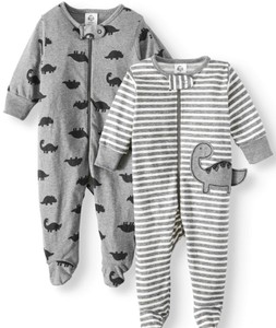 Puppies NWT GERBER WONDER NATION BOY/'S 2-PIECE Sleep /'N Plays Zippered Front