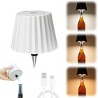 Wireless Bottle Lamp 3 Colors Dimmable Wine Bottle Light Touch Control LED Wine